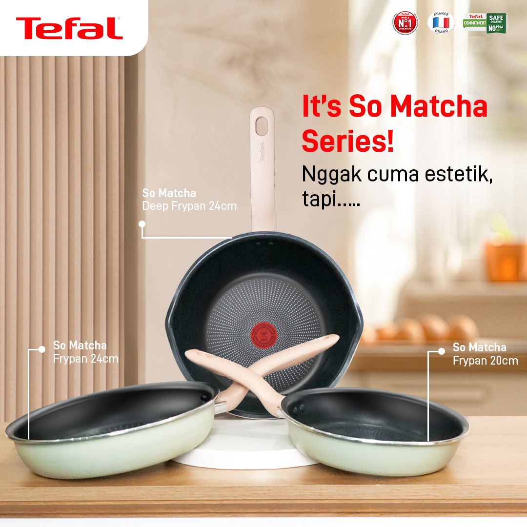 So Matcha Deep Frypan 24cm / Wajan Induksi