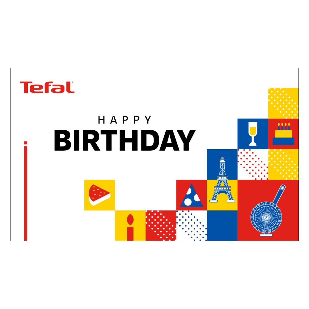 [HADIAH] Tefal Greeting Card - Happy Birthday