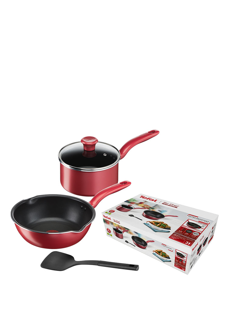 So Chef Red Package 4pcs - Cookware Set Induksi Wajan Anti Lengket