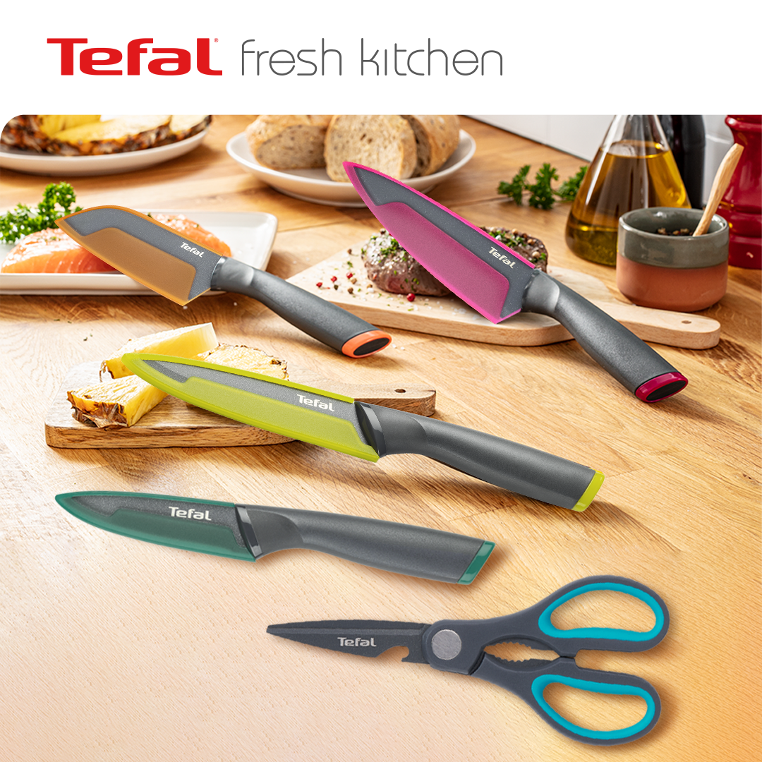 Tefal Fresh Knife / Pisau Dapur Professional Stainless Steel Serbaguna
