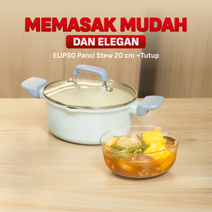 [NEW LAUNCH] Tefal Wajan Elipso + Tutup / Bisa di Semua Kompor / Garansi 1 Tahun
