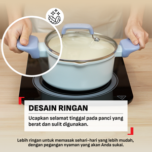 [NEW LAUNCH] Tefal Wajan Elipso + Tutup / Bisa di Semua Kompor / Garansi 1 Tahun