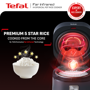 Tefal Rice Cooker Far Infrared IH RK8868 / Penanak Nasi / Magic Com / Garansi 2 Tahun