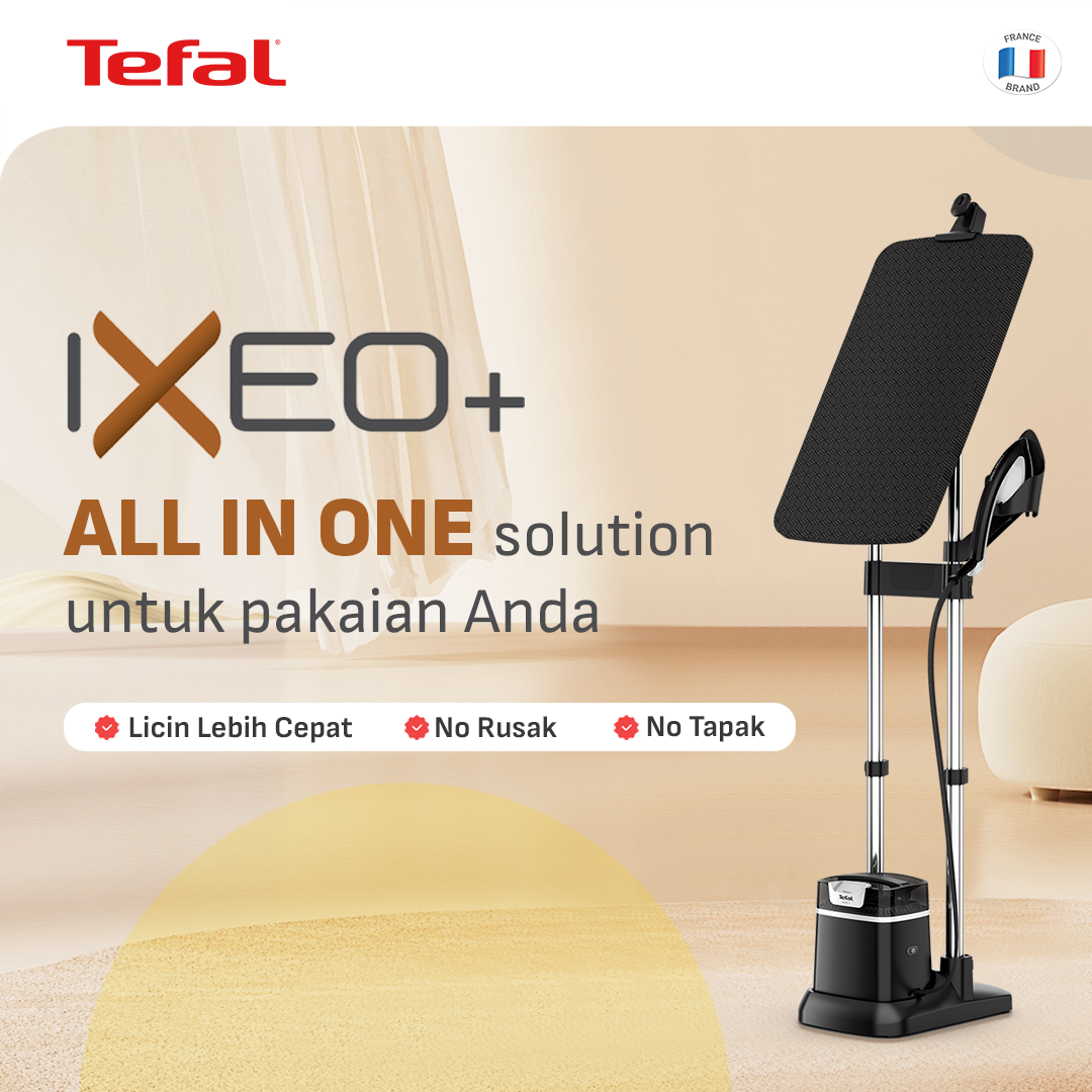 Tefal Garment Care Ixeo+ / Setrika 2in1 / QT1510G0