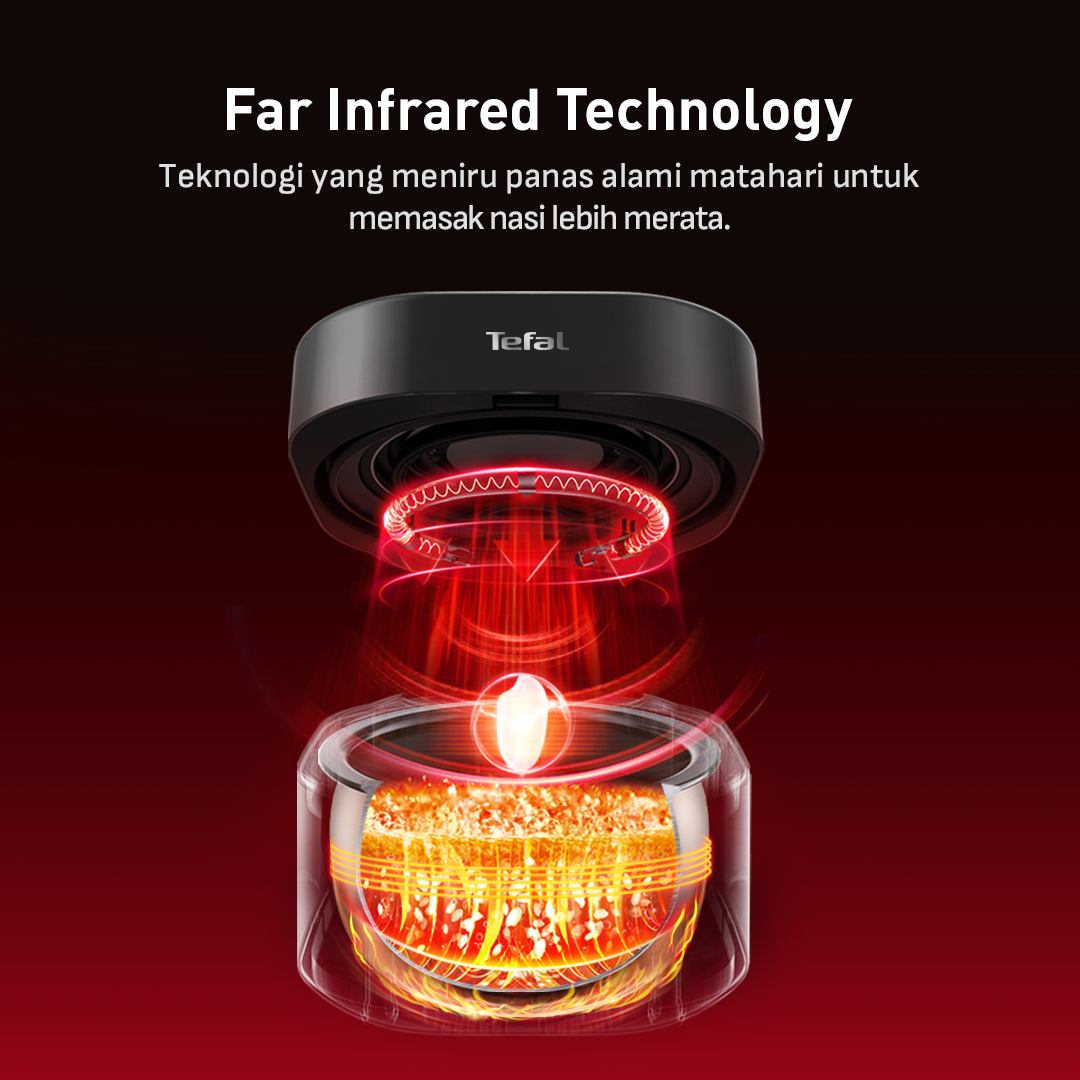 Tefal Rice Cooker Far Infrared IH RK8868 / Penanak Nasi / Magic Com / Garansi 2 Tahun