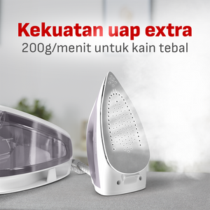 Tefal Steam Gen Express Optimal / Setrika Uap 2 Menit 1.2L / SV4110