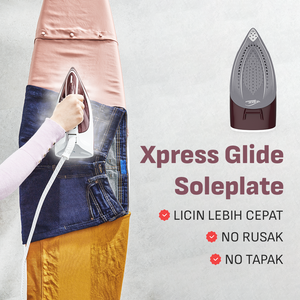 Tefal Steam Gen Express Essential / Setrika Uap 2 Menit 1.4L / SV6120