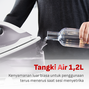 Tefal Steam Gen Express Optimal / Setrika Uap 2 Menit 1.2L / SV4110