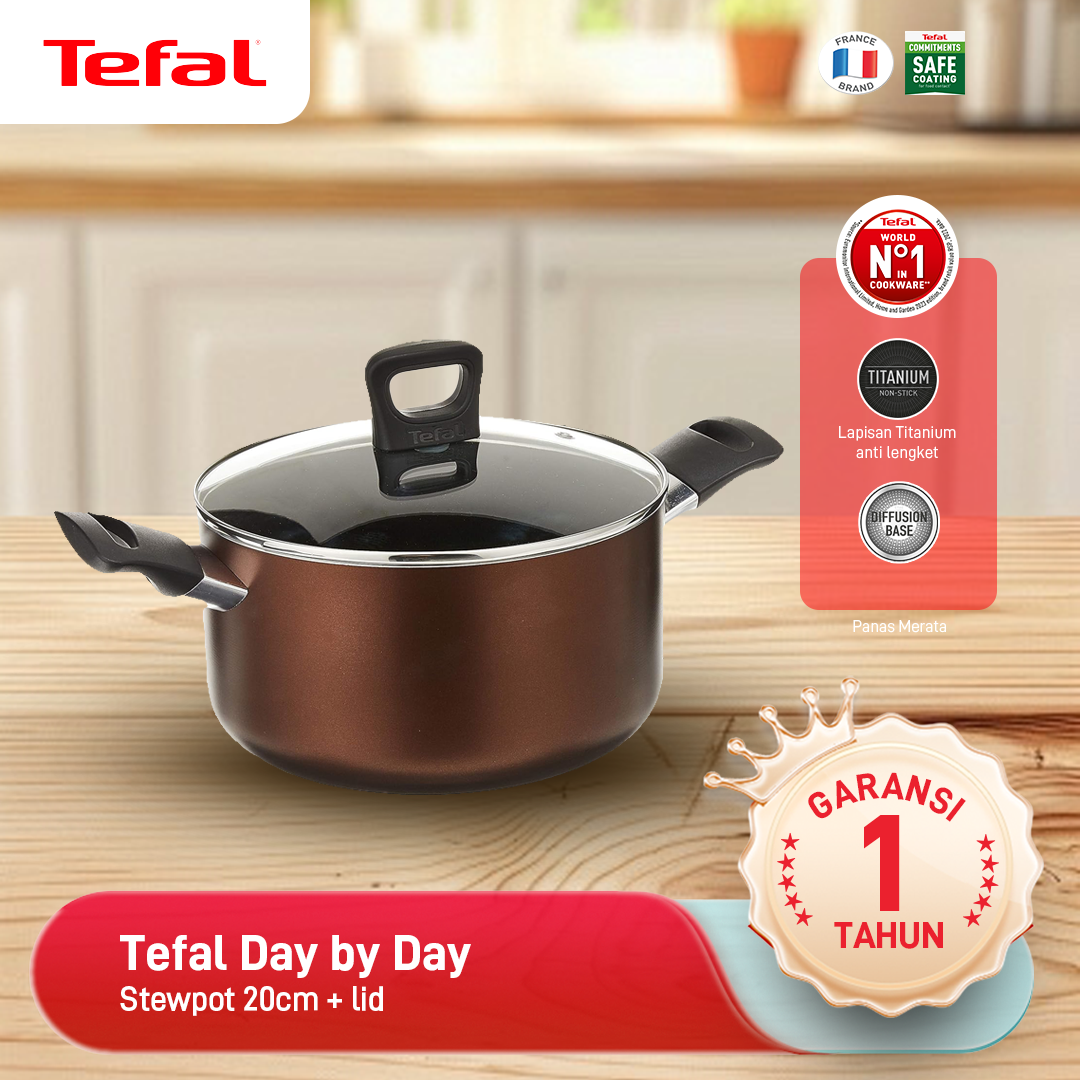 Day by Day Stewpot 20cm + Lid / Panci Anti Lengket