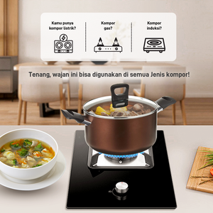 Day by Day Stewpot 20cm + Lid / Panci Anti Lengket