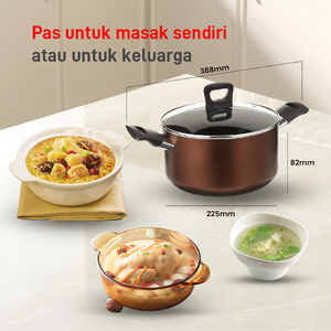 Day by Day Stewpot 20cm + Lid / Panci Anti Lengket