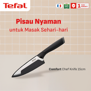 Chef Knife 15cm / Pisau Dapur Stainless Steel Dengan Tutup