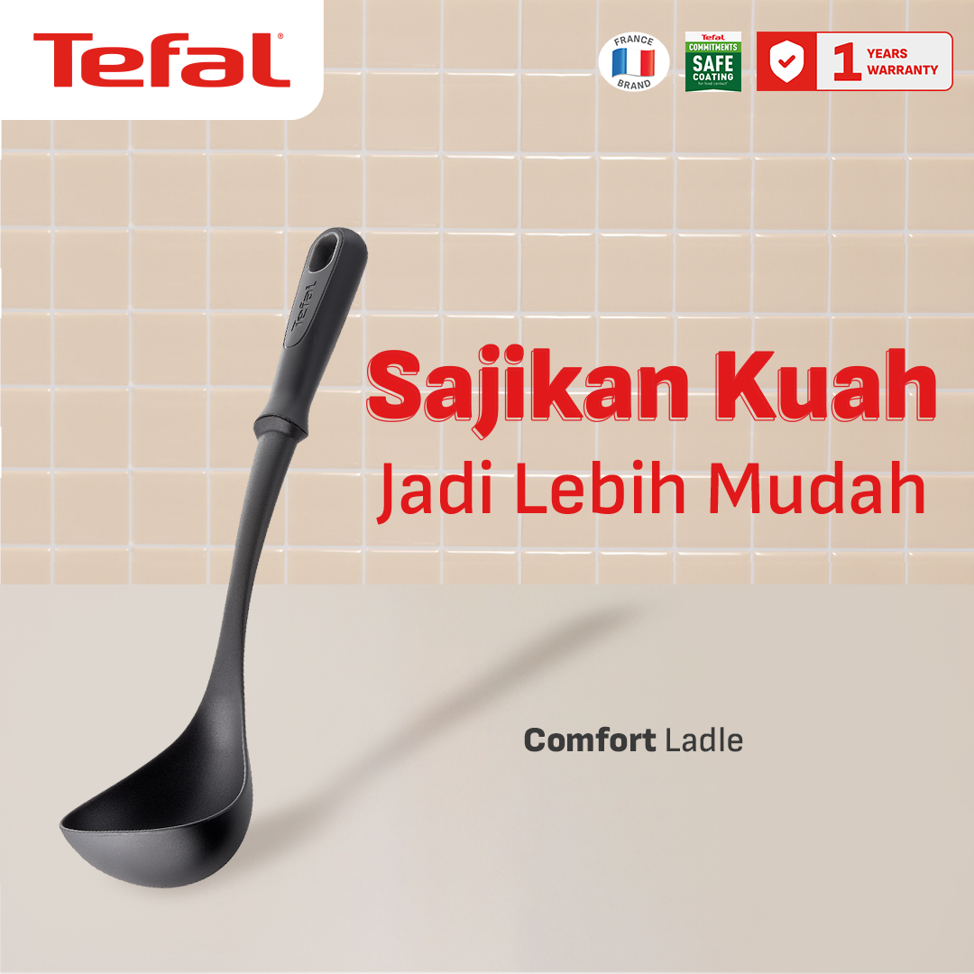 Sendok Sup Kuah Sayur Nylon Comfort Tahan Panas