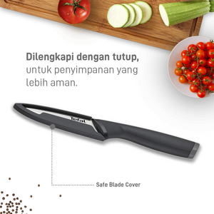 Paring Knife 9cm / Pisau Dapur Stainless Steel Dengan Tutup
