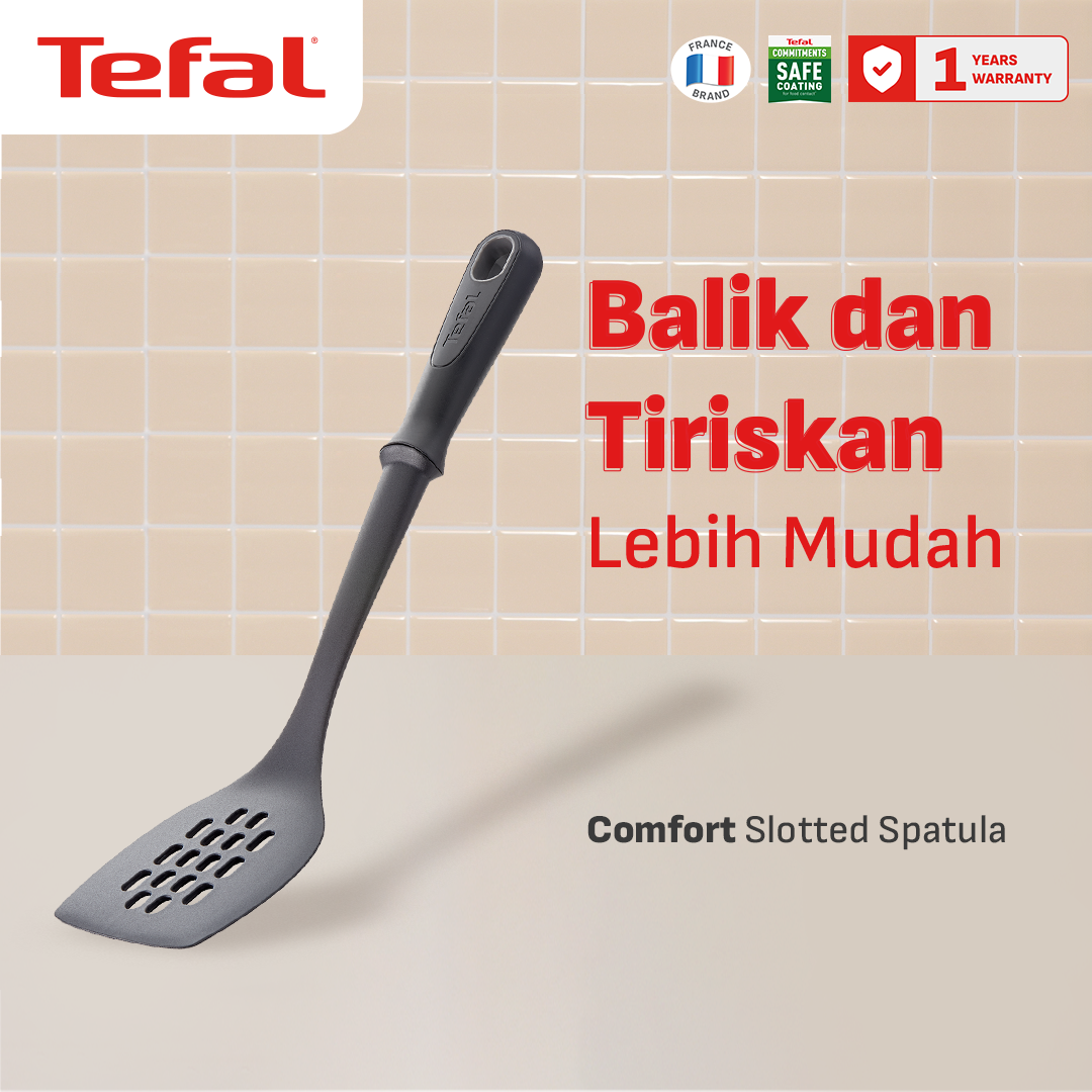 Sutil / Spatula Slotted Turner Comfort Nylon Tahan Panas