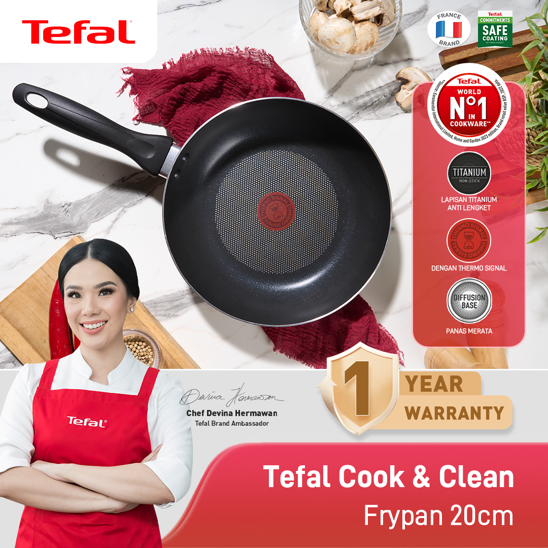 [HADIAH] Tefal Cook & Clean Frypan 20cm