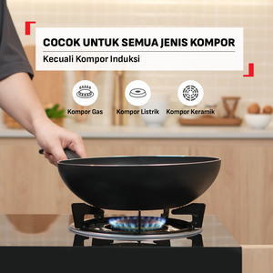 Cook & Clean Wokpan 28cm+Tutup