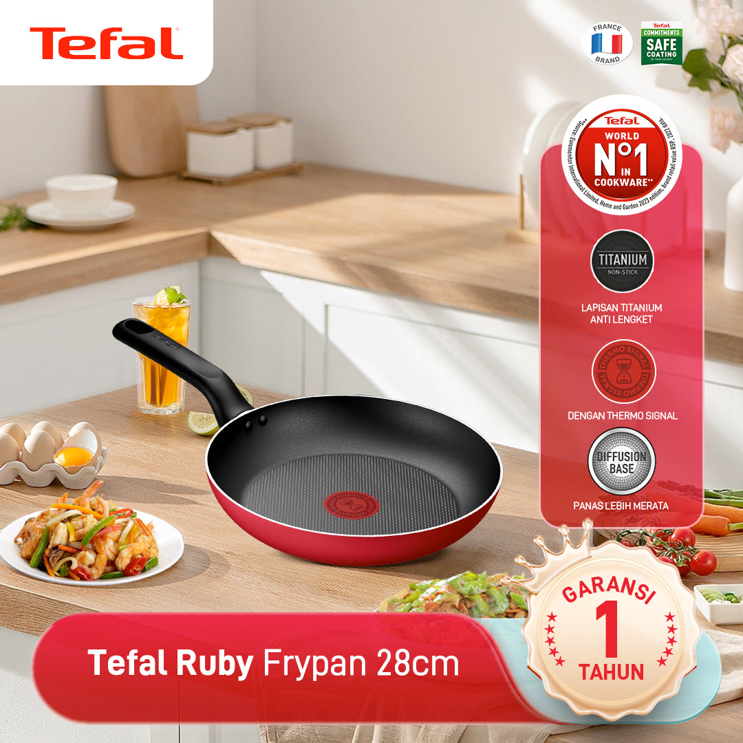 Ruby Frypan 28cm / Wajan Anti Lengket