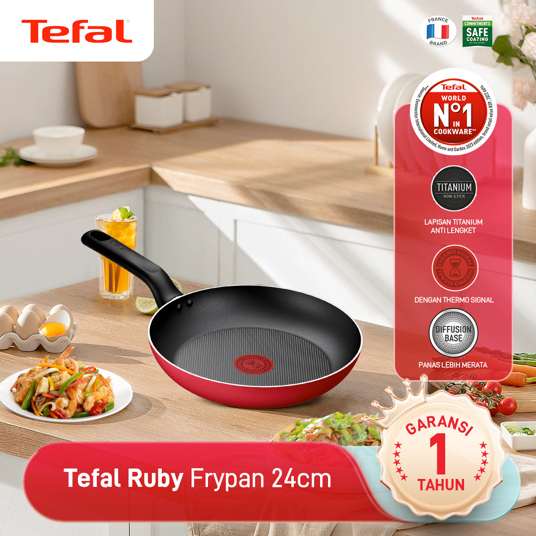 Ruby Frypan 24cm / Wajan Anti Lengket