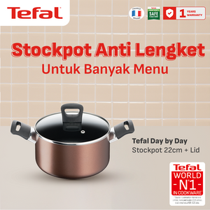 Day by Day Stockpot 22cm + Lid / Panci Anti Lengket