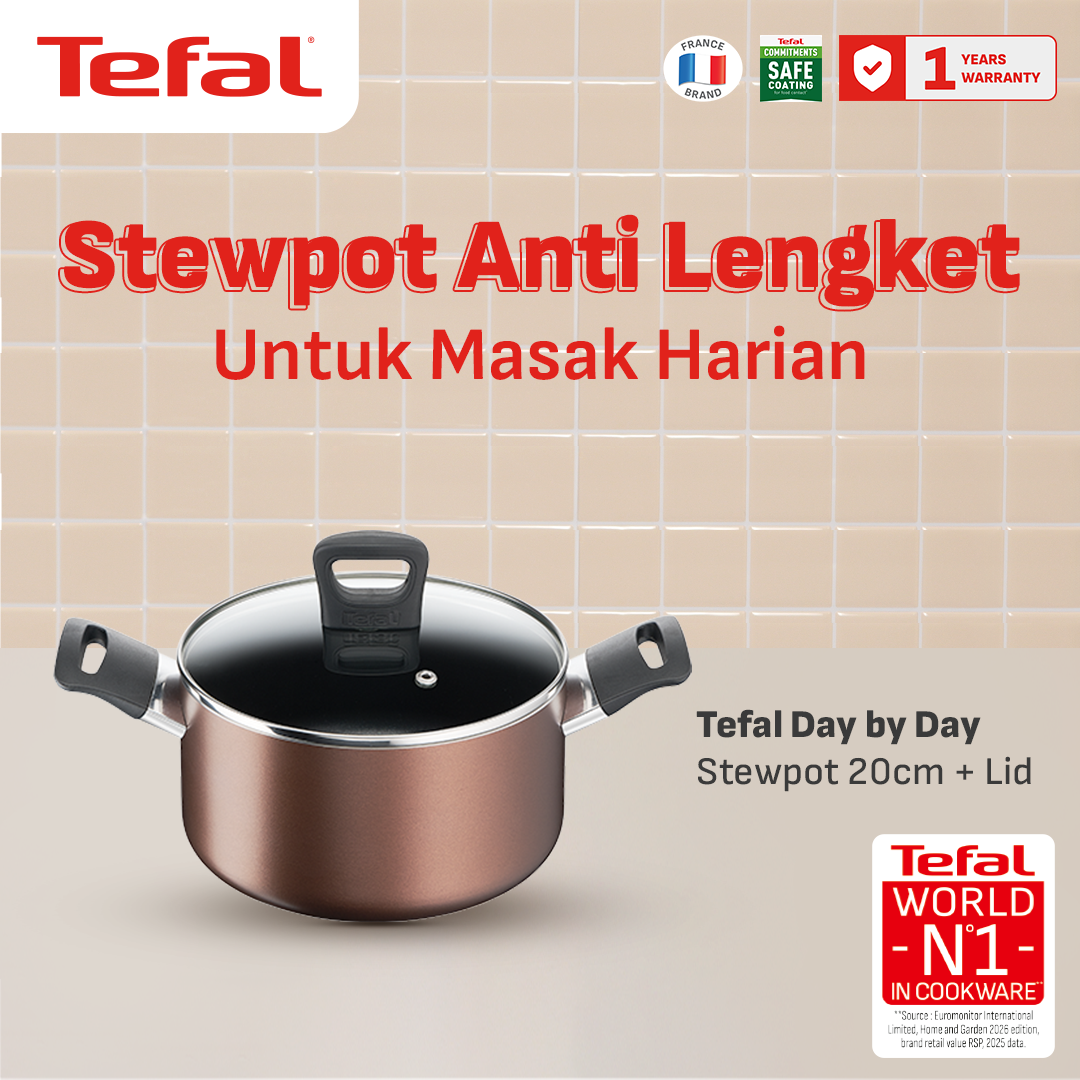 Day by Day Stewpot 20cm + Lid / Panci Anti Lengket