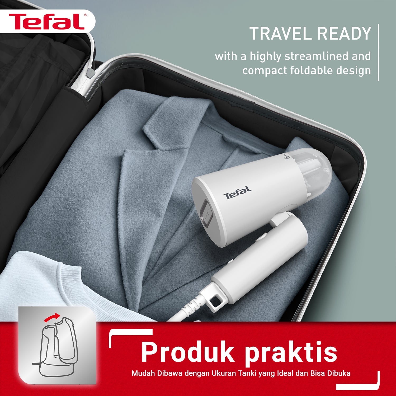 Setrika Uap Portable Garment Steamer DT102 / Cepat Panas & Ultra Compact