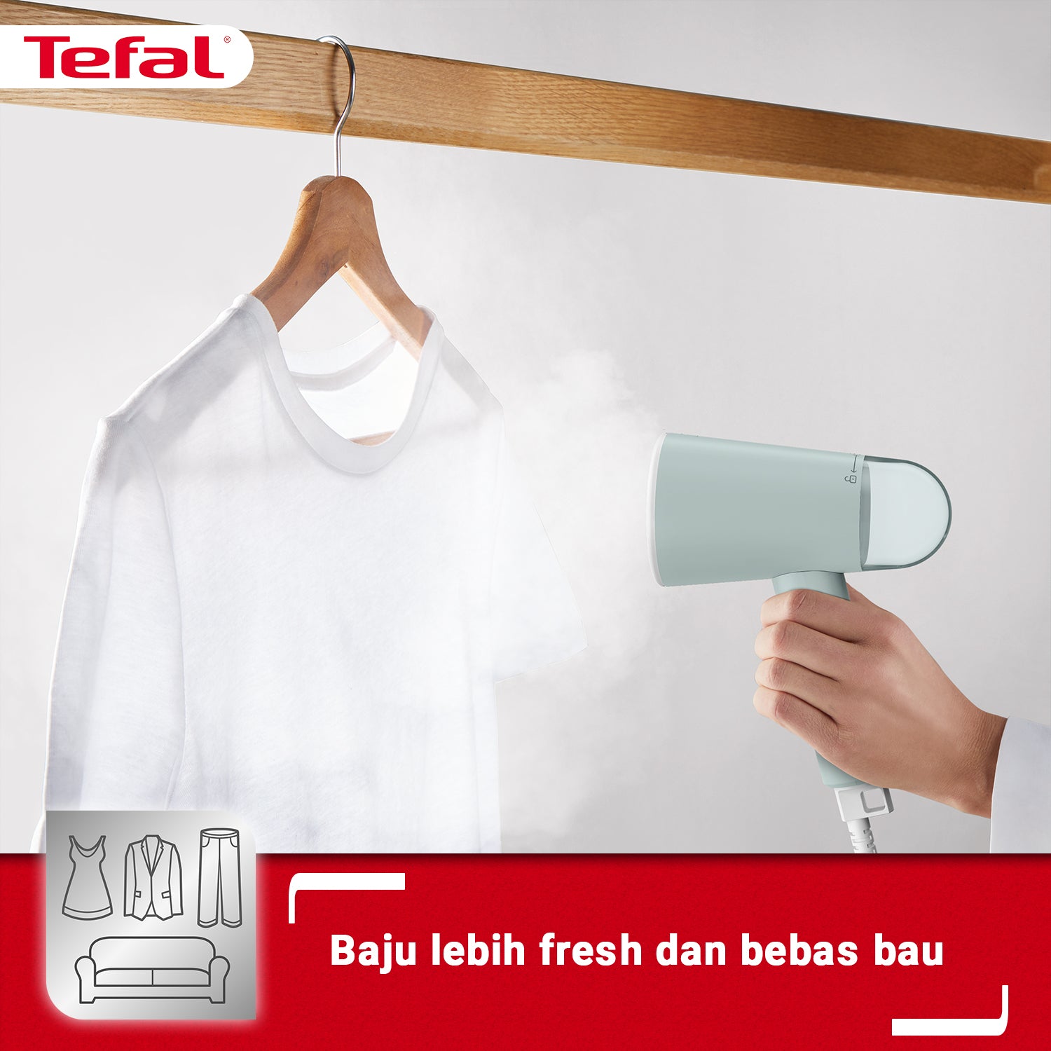 Setrika Uap Portable Garment Steamer DT103 / Cepat Panas & Ultra Compact