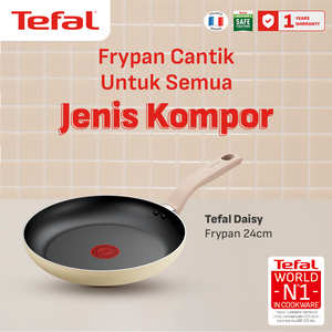 Tefal Wajan Panci Penggorengan Anti Lengket / Daisy Series Frypan 24cm