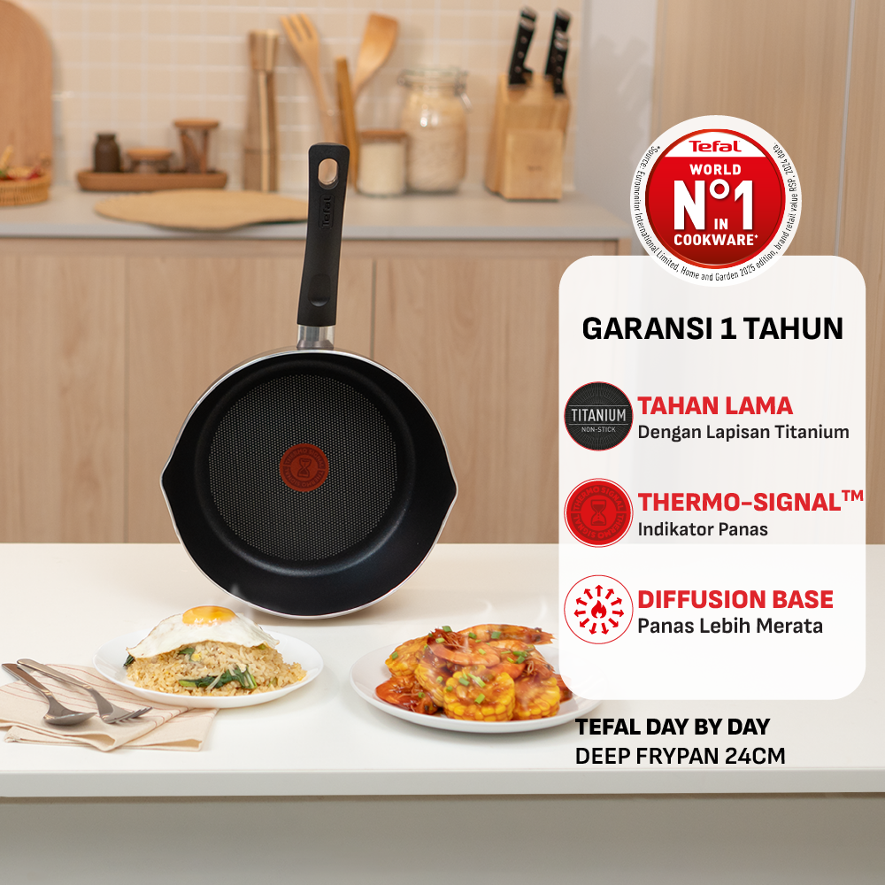 Day by Day Deep Frypan 24cm / Wajan Anti Lengket