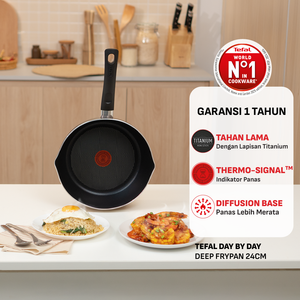 Day by Day Deep Frypan 24cm / Wajan Anti Lengket