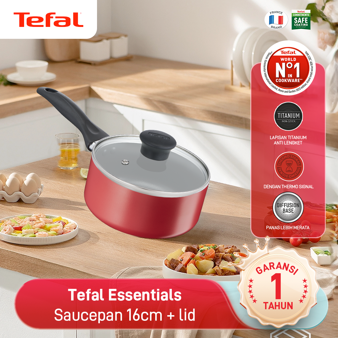 Essentials Saucepan 16cm+Lid
