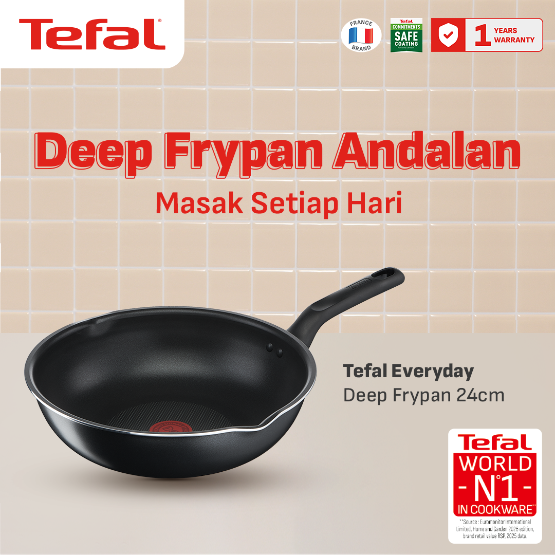 Everyday Cooking Deep Frypan 24cm / Wajan Anti Lengket
