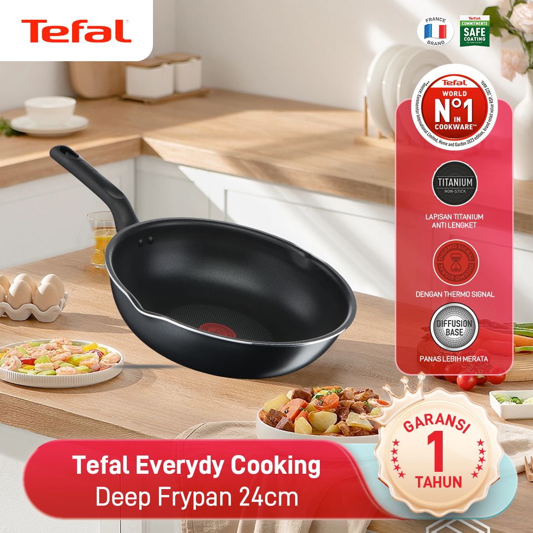 Everyday Cooking Deep Frypan 24cm / Wajan Anti Lengket