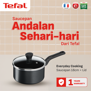 Everyday Cooking Saucepan 18cm + Lid / Panci Anti Lengket
