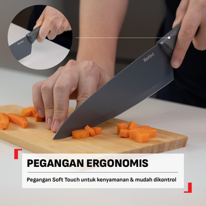 Tefal Fresh Knife / Pisau Dapur Professional Stainless Steel Serbaguna