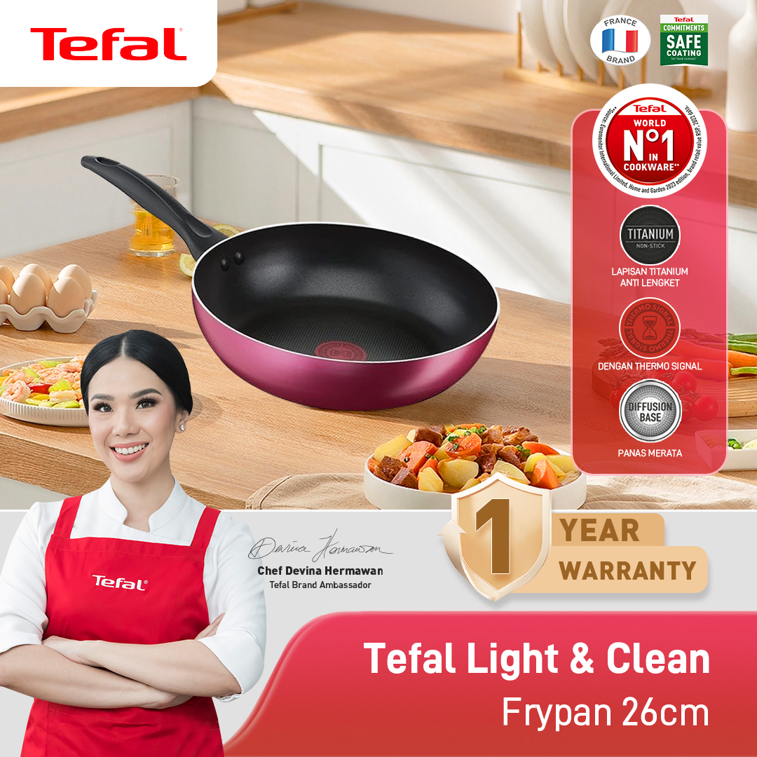 Light & Clean Frypan 26cm / Wajan Anti Lengket