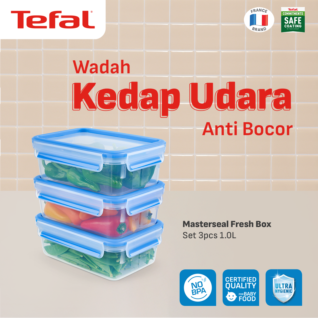 Tefal Masterseal Food Storage / Penyimpanan Makanan