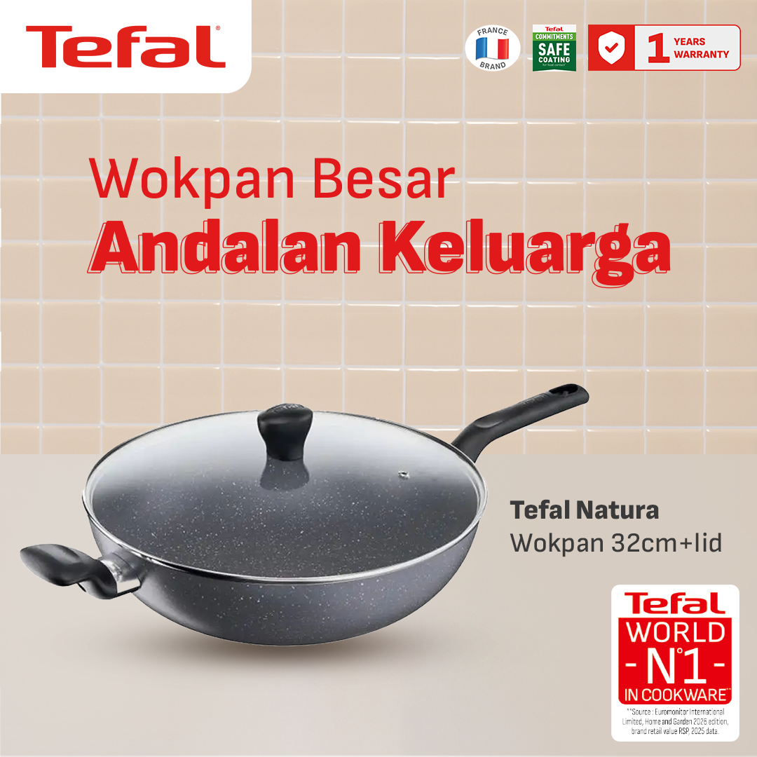 Natura Wokpan 32cm+Tutup