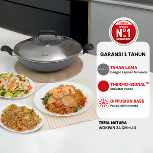 Natura Wokpan 34cm+Tutup