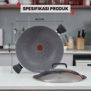 Natura Wokpan 34cm+Tutup
