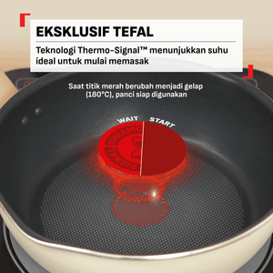 Wajan Serba Bisa OPPP 22cm+Tutup - Mushroom Beige