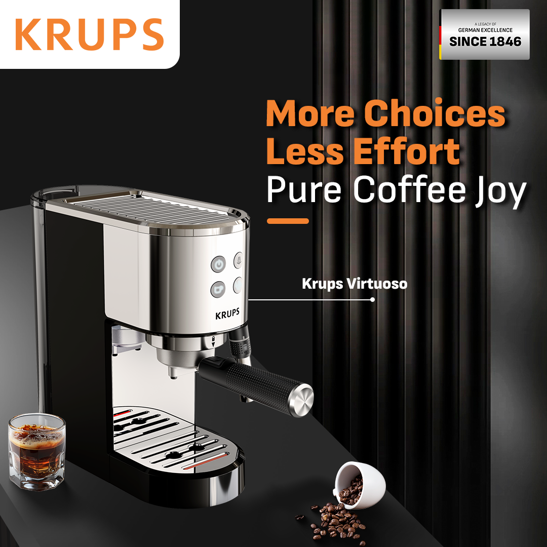 Krups Virtuoso Espresso Pump Coffee Machine
