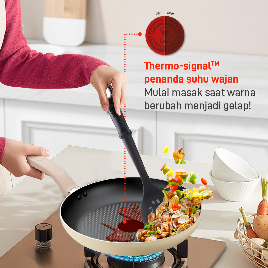 Tefal Wajan Panci Penggorengan Anti Lengket / Daisy Series Frypan 20cm