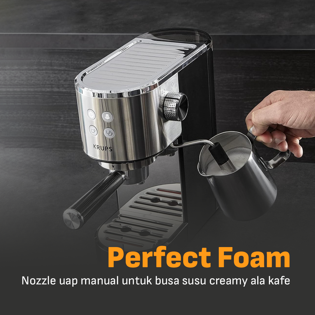 Krups Virtuoso Espresso Pump Coffee Machine