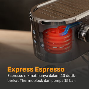 Krups Virtuoso Espresso Pump Coffee Machine