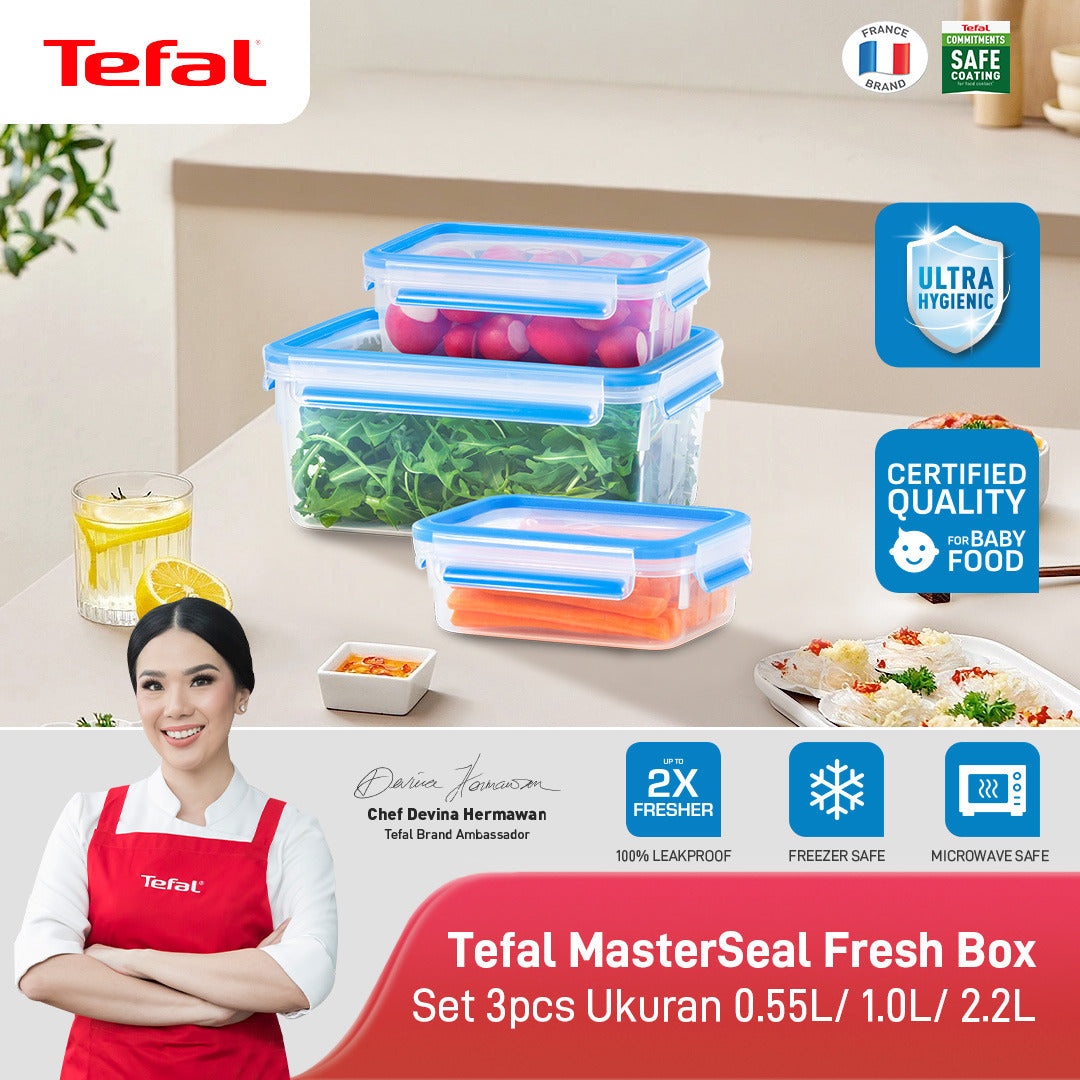 Tefal Masterseal Food Storage / Penyimpanan Makanan