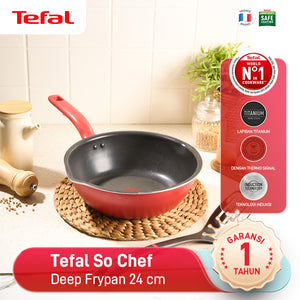 So Chef Deep Frypan 24cm / Wajan Induksi