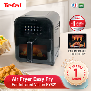 Air Fryer Easy Fry Infrared Window Black EY821 6L