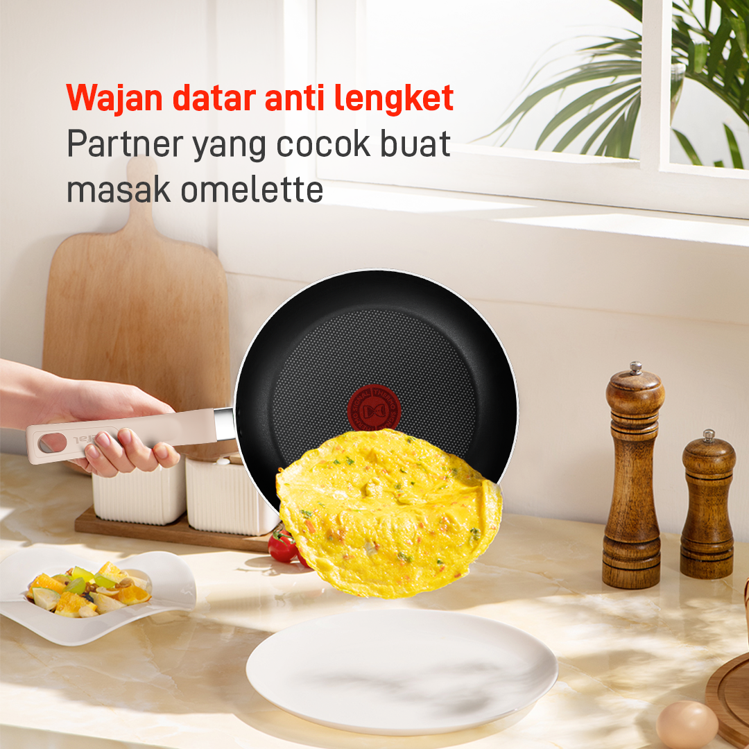 Tefal Wajan Panci Penggorengan Anti Lengket / Daisy Series Frypan 24cm