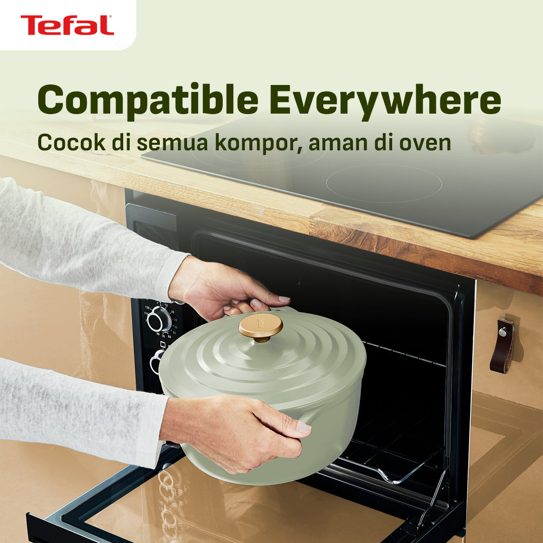 Tefal Panci Casserole Ceramic Air Stewpot 20 / 24 CM Anti Lengket